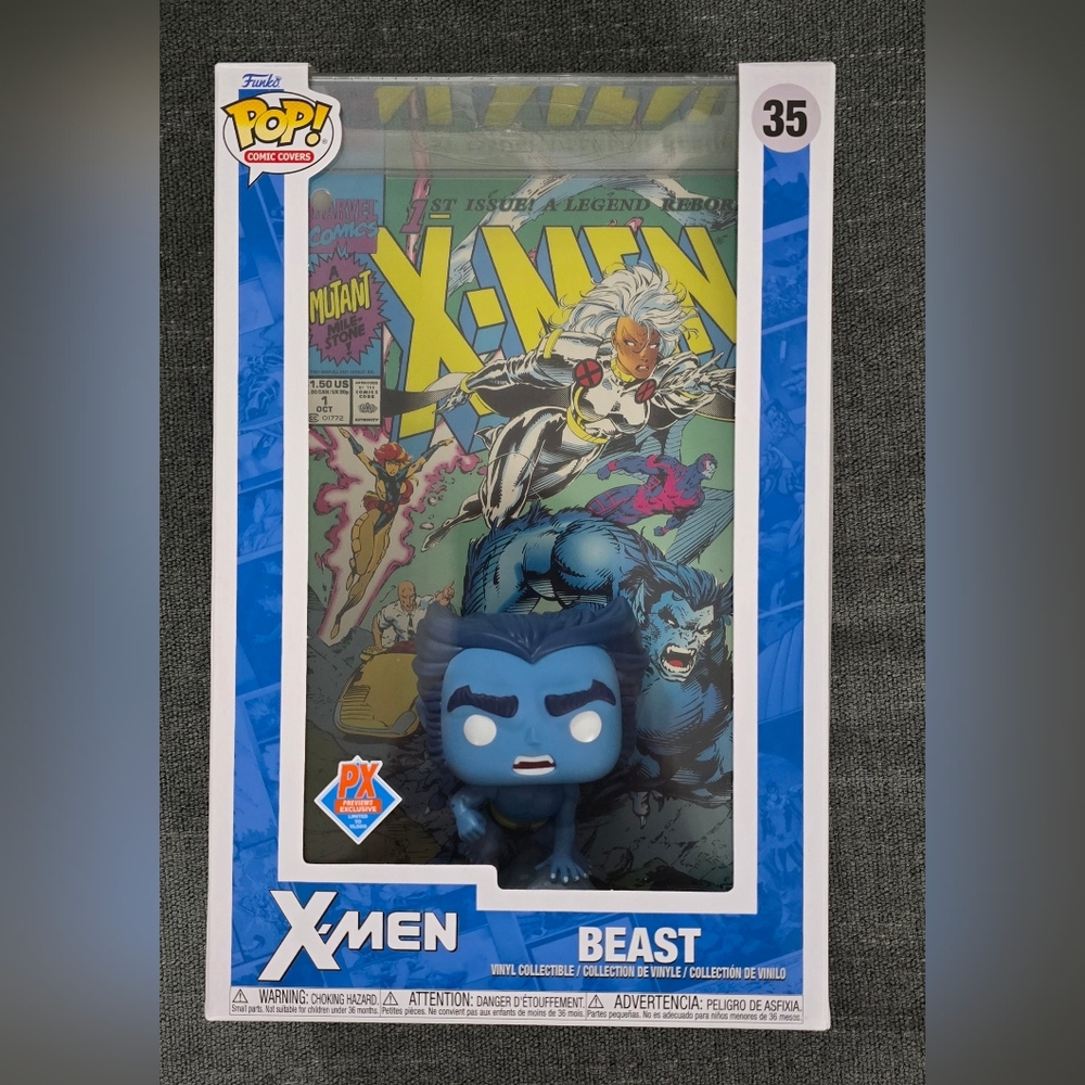 Funko Marvel Beast with Comic PE Exclusive 60th anniversary pop